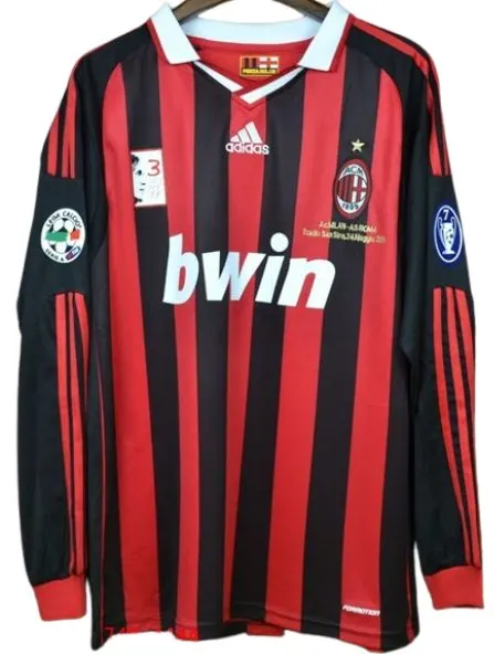 AC Milan Retro 2009-10 Home Jersey Long Sleeve — Kakobuy Spreadsheet photo 1