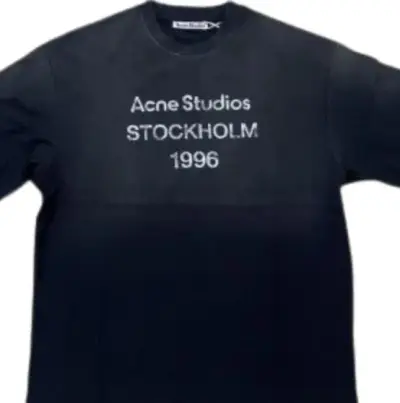 Acne Studios Black T-Shirt — Kakobuy Spreadsheet photo 1