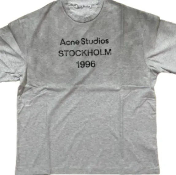 Acne Studios Grey T-Shirt — USFans Spreadsheet photo 1