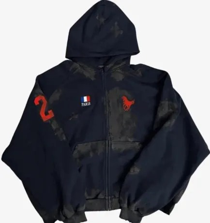 Balenciaga Dirty Zip Hoodie — USFans Spreadsheet photo 1