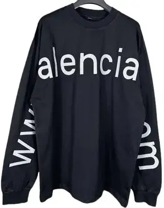 Balenciaga Text Long Sleeve — USFans Spreadsheet photo