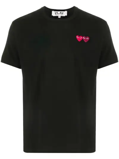 CDG Double Heart Tee — USFans Spreadsheet photo