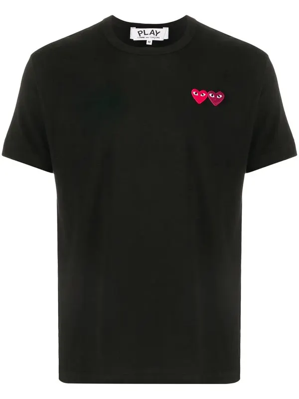 CDG Double Heart Tee — Kakobuy Spreadsheet photo 1