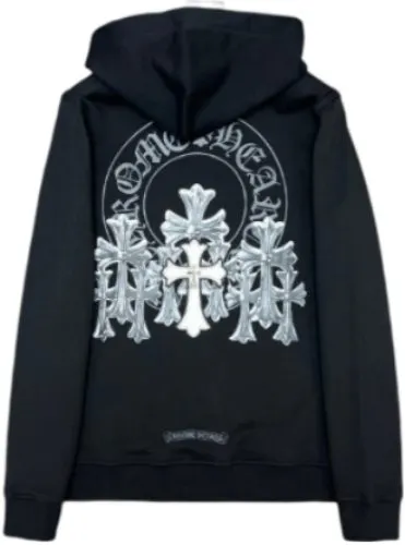 Chrome Hearts Black Hoodie with Huge Crosses on Back — USFans Spreadsheet photo 1