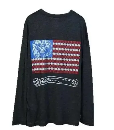 Chrome Hearts USA Longsleeve Hoodie — USFans Spreadsheet photo