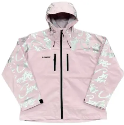 Corteiz Pink Windbreaker with Monogram on Sleeves — USFans Spreadsheet photo