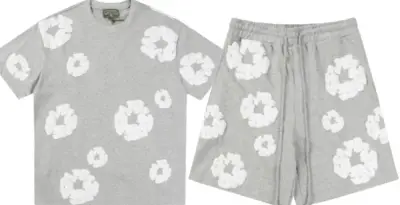 Denim Tears Short Set (Grey & Navy & Black) — USFans Spreadsheet photo