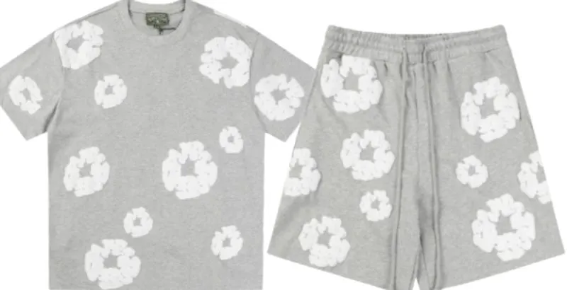 Denim Tears Short Set (Grey & Navy & Black) — USFans Spreadsheet photo 1