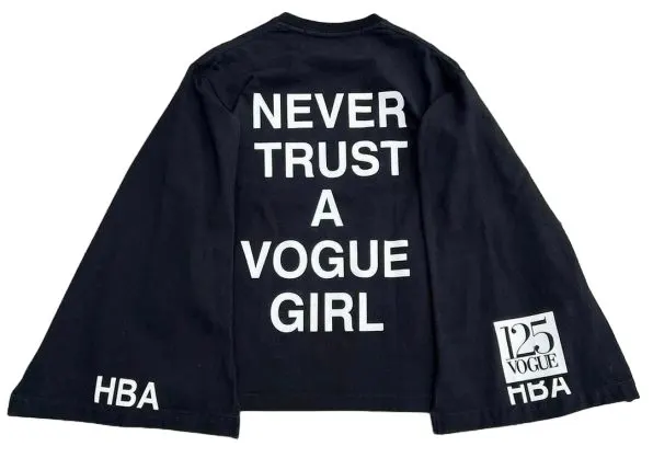 HBA x Vogue Never Trust a Vogue Girl Longsleeve — Kakobuy Spreadsheet photo 1