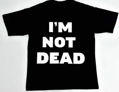 Homixide Gang "I'm Not Dead" T-Shirt — Kakobuy Spreadsheet photo 1
