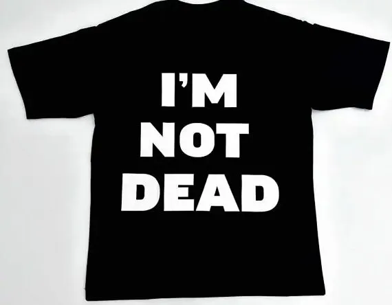 Homixide Gang "I'm Not Dead" T-Shirt — Kakobuy Spreadsheet photo 1