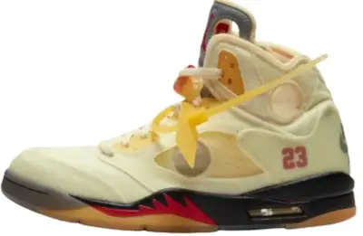 Jordan 5 x Off-White "Sail" — USFans Spreadsheet photo