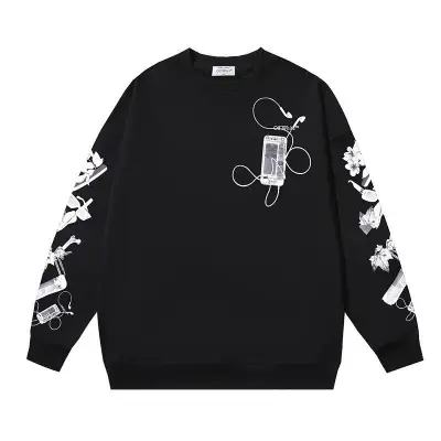 Off-White White Crewneck — USFans Spreadsheet photo