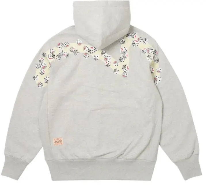 Palace x Evisu Grey Hoodie — USFans Spreadsheet photo 1