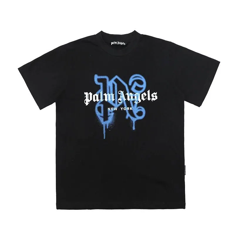 Palm Angels Monogram NY Spray Tee — USFans Spreadsheet photo 1