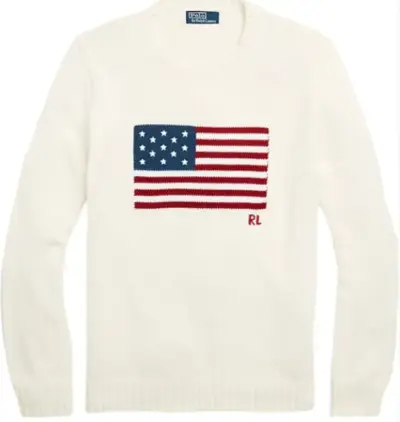 Polo USA Flag Sweater (Beige) — USFans Spreadsheet photo