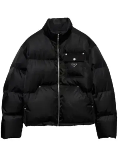 Prada Cropped Triangle-Logo Padded Jacket — USFans Spreadsheet photo