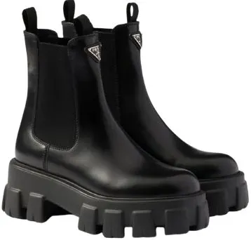 Prada Monolith Leather Chelsea Boots — USFans Spreadsheet photo 1