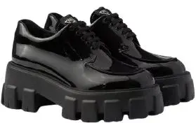 Prada Monolith Patent Leather Lace-Up Shoes — Kakobuy Spreadsheet photo 1