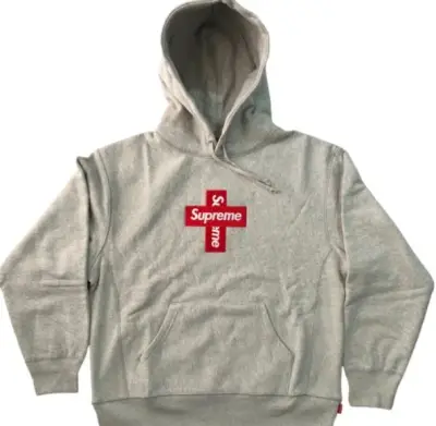 Supreme Cross Body-Logo Hoodie — USFans Spreadsheet photo