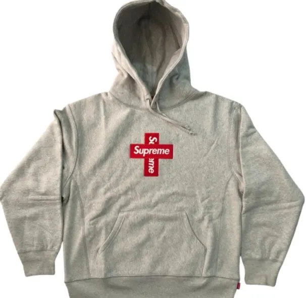 Supreme Cross Body-Logo Hoodie — USFans Spreadsheet photo 1