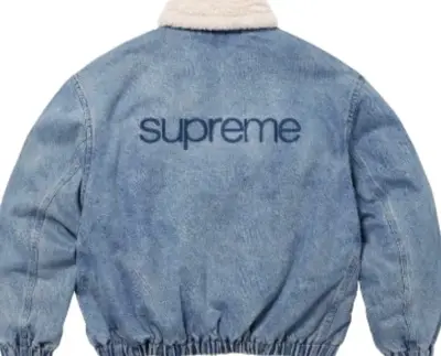 Supreme Denim Sherpa Jacket — USFans Spreadsheet photo