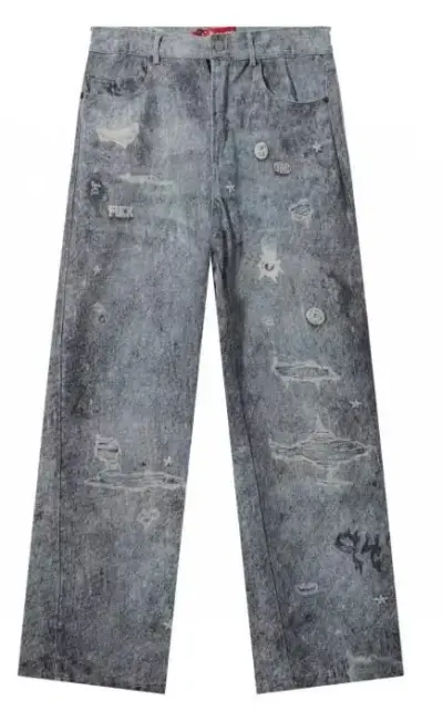 Supreme HJR FW24 Week11 Trompe L'oeil Loose Fit Jean — USFans Spreadsheet photo