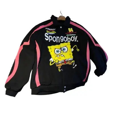 Supreme SpongeBob SquarePants Jeff Hamilton Racing Jacket — USFans Spreadsheet photo