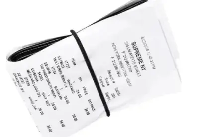 Supreme x Maison Margiela Receipt Wallet — USFans Spreadsheet photo