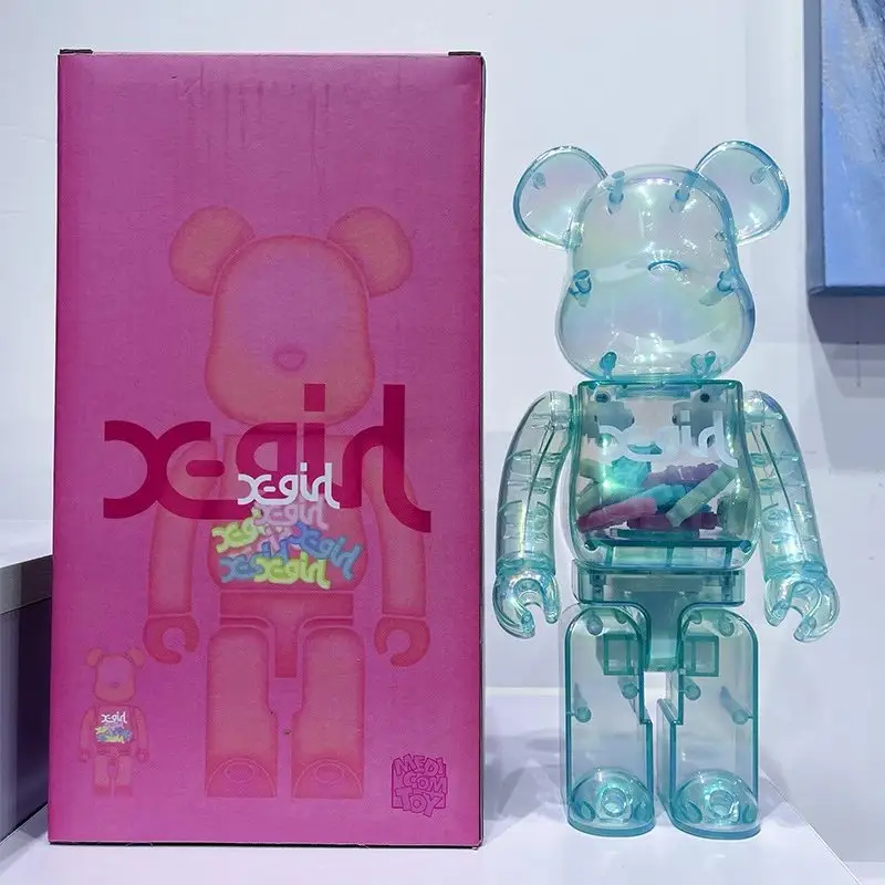 Bearbrick 400% — xg transparent blue colorway — USFans Spreadsheet photo