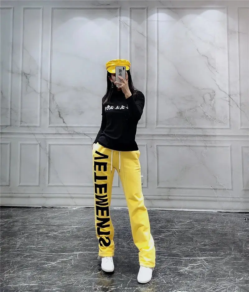 Vetements Pants — yellow single paragraph colorway — USFans Spreadsheet photo