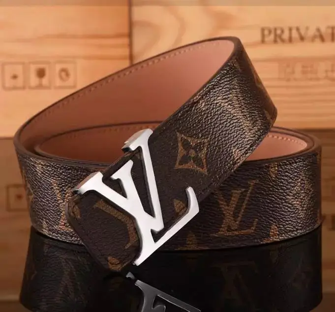 Budget LV Belt — L Classic Old Flower Silver Buckle colorway — USFans Spreadsheet photo