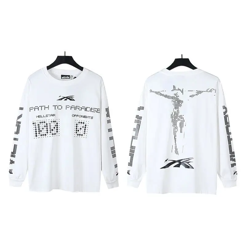 Hellstar Tee Hoodie — 557 white colorway — USFans Spreadsheet photo