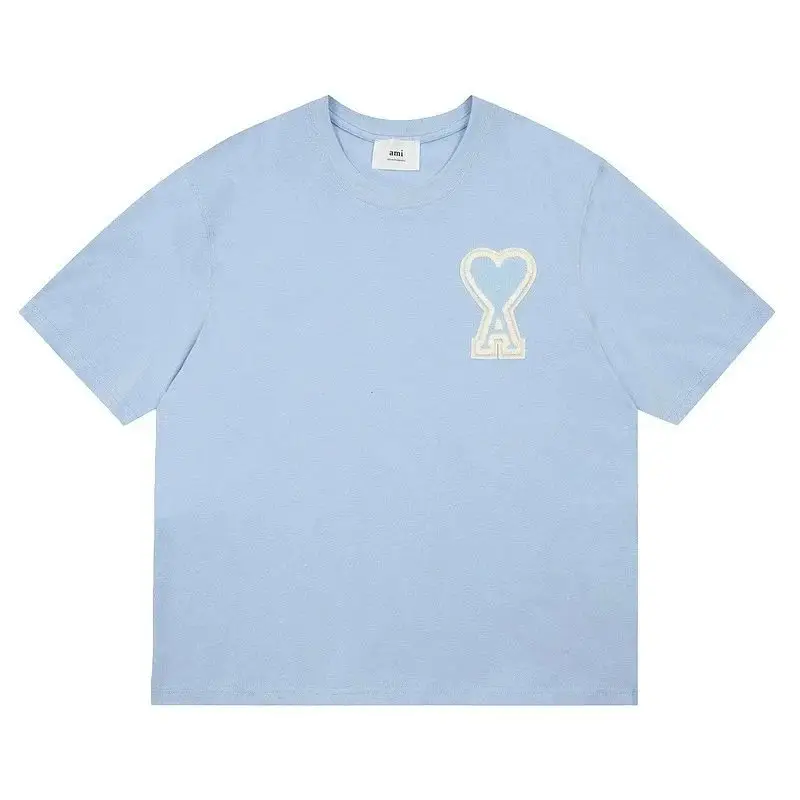 Ami Paris T-Shirts With Big Logo — sky blue colorway — USFans Spreadsheet photo