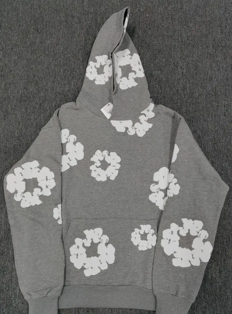 Denim Tears Offset Hoodie — grey colorway — Kakobuy Spreadsheet photo