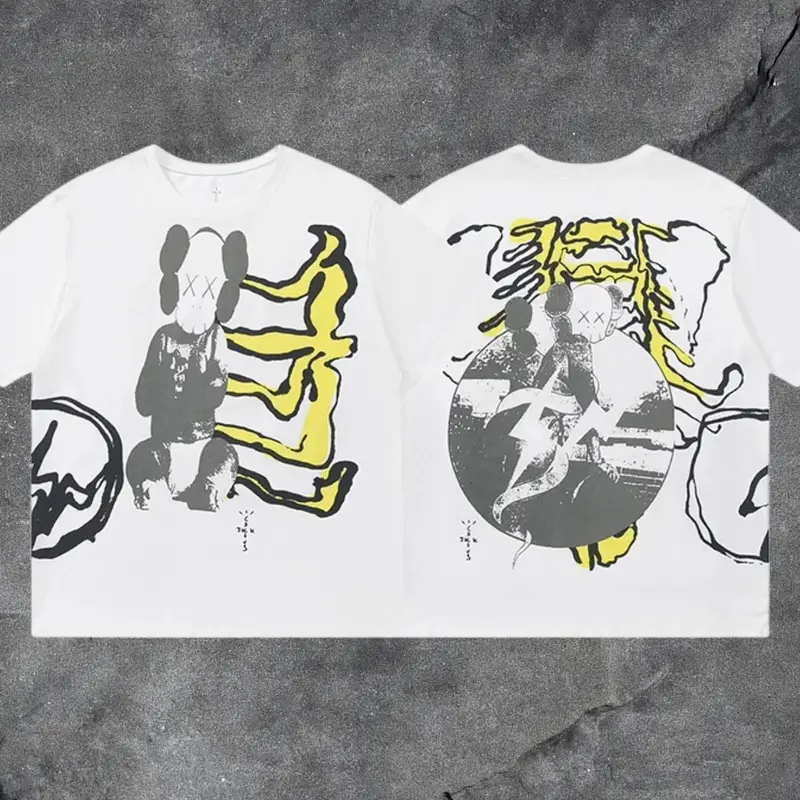 Travis Scott Tee 69cw — White TS07 colorway — Kakobuy Spreadsheet photo