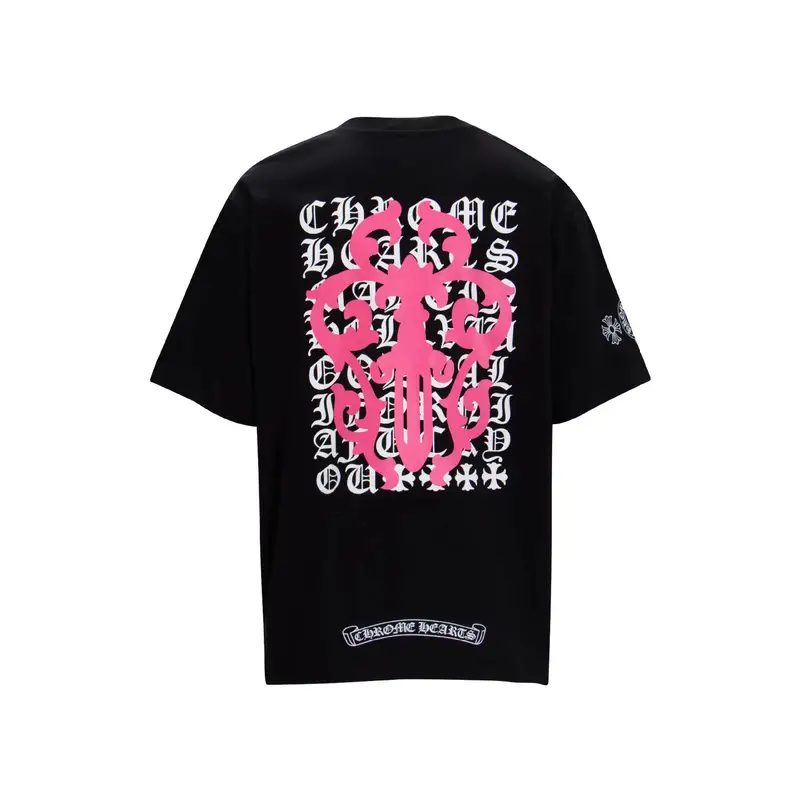 Chrome Hearts T-Shirts — 6025 black colorway — USFans Spreadsheet photo