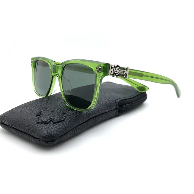 Chrome Hearts Sunglasses — Green/Green colorway — USFans Spreadsheet photo