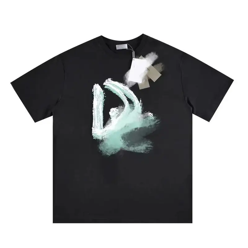 Christian Dior Atelier T-Shirt — black white green colorway — USFans Spreadsheet photo