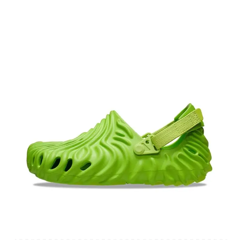 Minecraft x Crocs Shoes — fingerprint fluorescent green colorway — USFans Spreadsheet photo