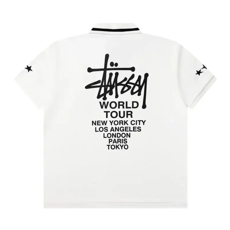 Stussy POLO — white colorway — USFans Spreadsheet photo