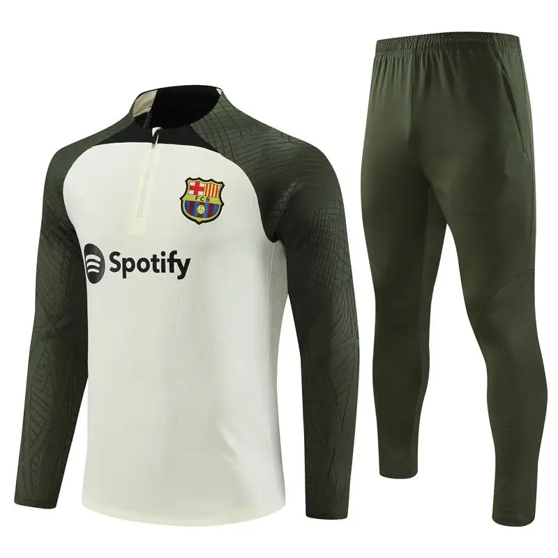 Barcelona Tracksuit — 2324 Barcelona creamy-white [steel press colorway — USFans Spreadsheet photo