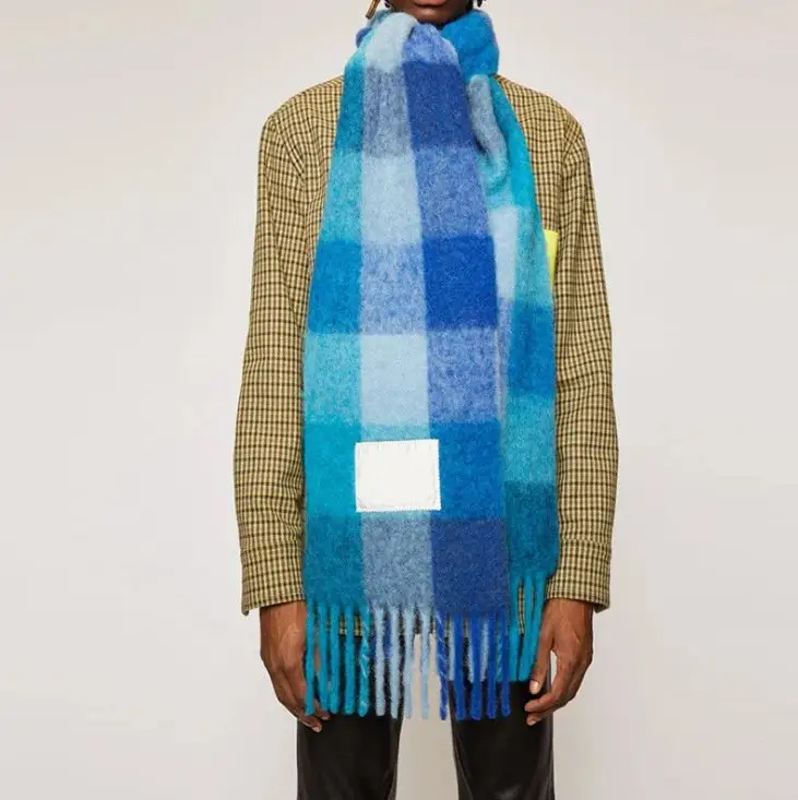 Acne Studios Scarf — Royal Blue colorway — USFans Spreadsheet photo