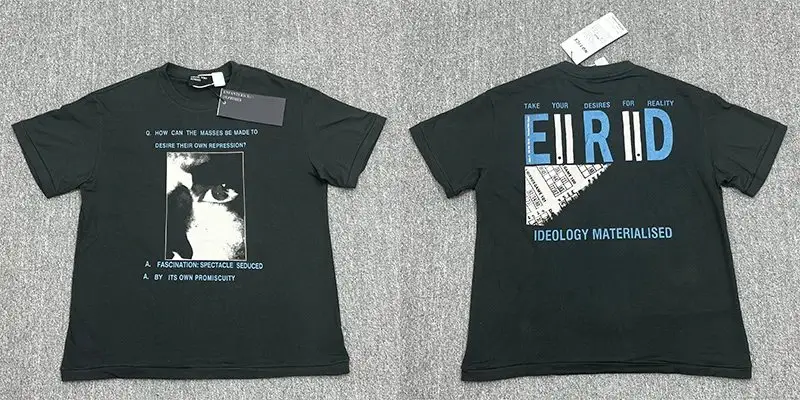 ENFANS Tees — Cyan Black 3 SGJ-607 colorway — Kakobuy Spreadsheet photo