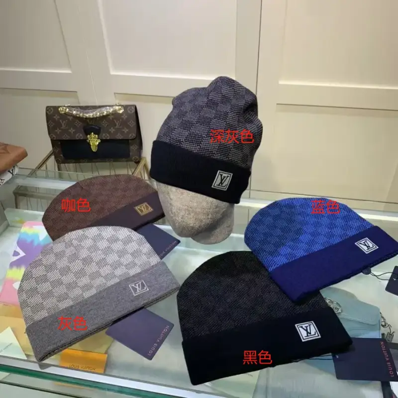 Budget LV Beanie — A- 1 Black colorway — USFans Spreadsheet photo