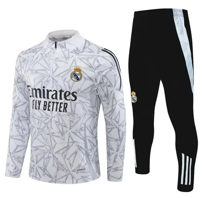 Football PSG Tracksuit — 2425 Real Madrid White colorway — USFans Spreadsheet photo