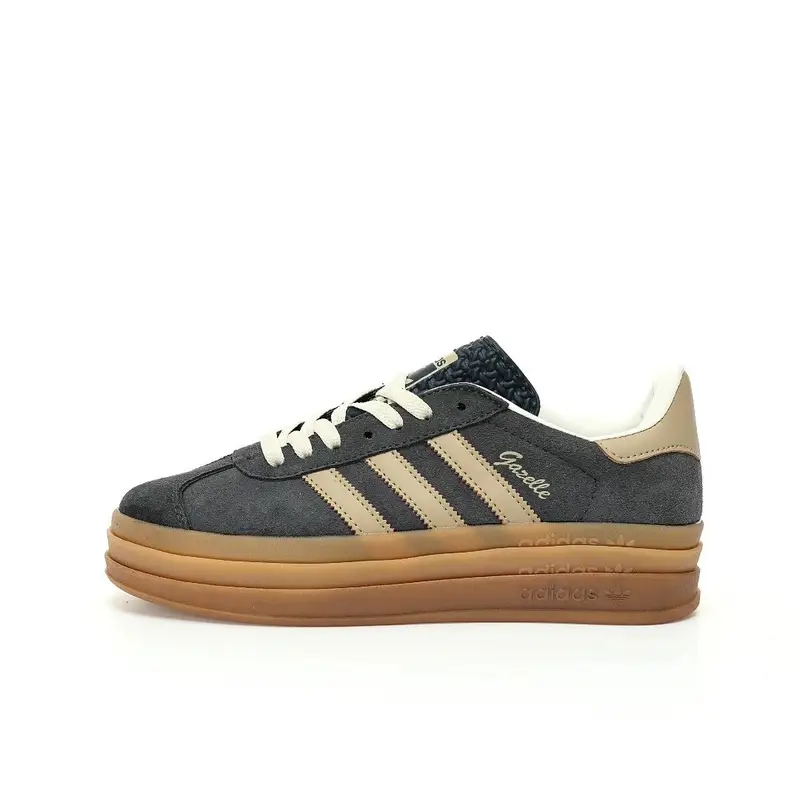 Adidas Originals Gazelle Bold — Raumed Carbon Ash Rice Brown Raw Rubber colorway — Kakobuy Spreadsheet photo