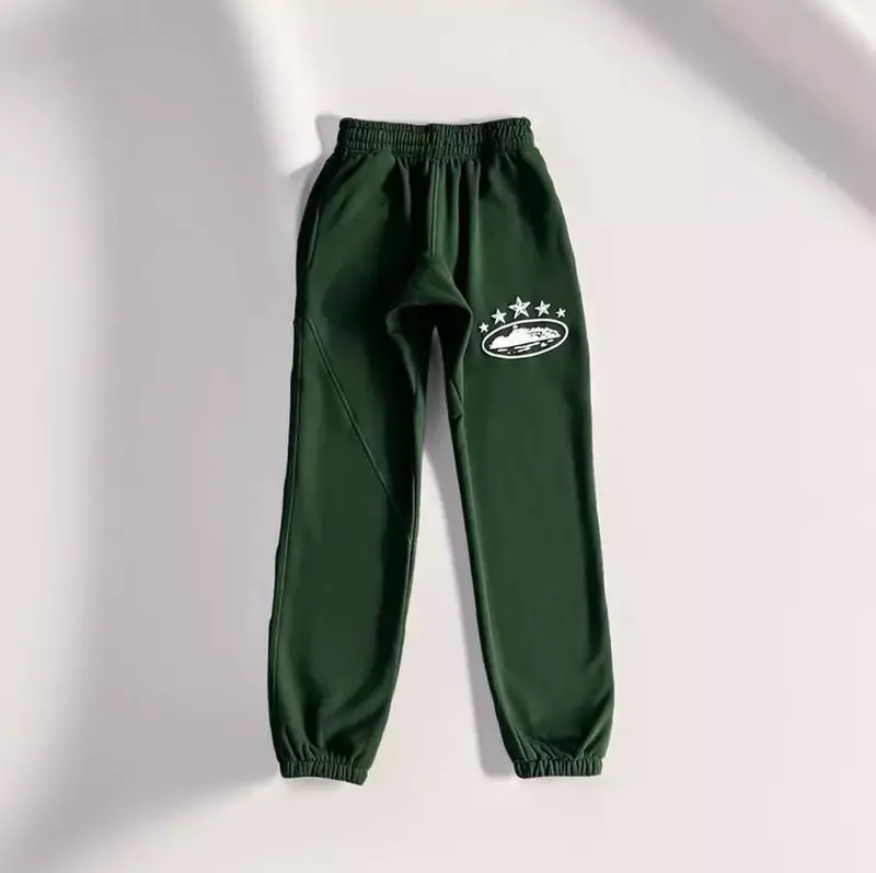 Corteiz Alcatraz Basic Triple Black Pants — Green 5 stars colorway — USFans Spreadsheet photo