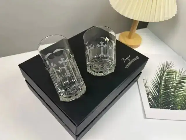 Chrome Hearts Glass — 2-piece wine glass set, gift-boxed colorway — USFans Spreadsheet photo
