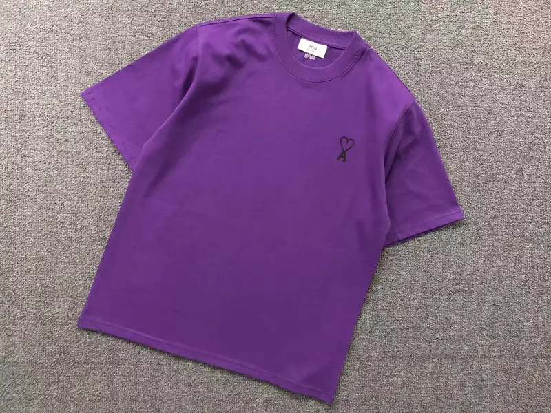 Ami Paris Tees with Small Logo — Purple 2616 colorway — USFans Spreadsheet photo